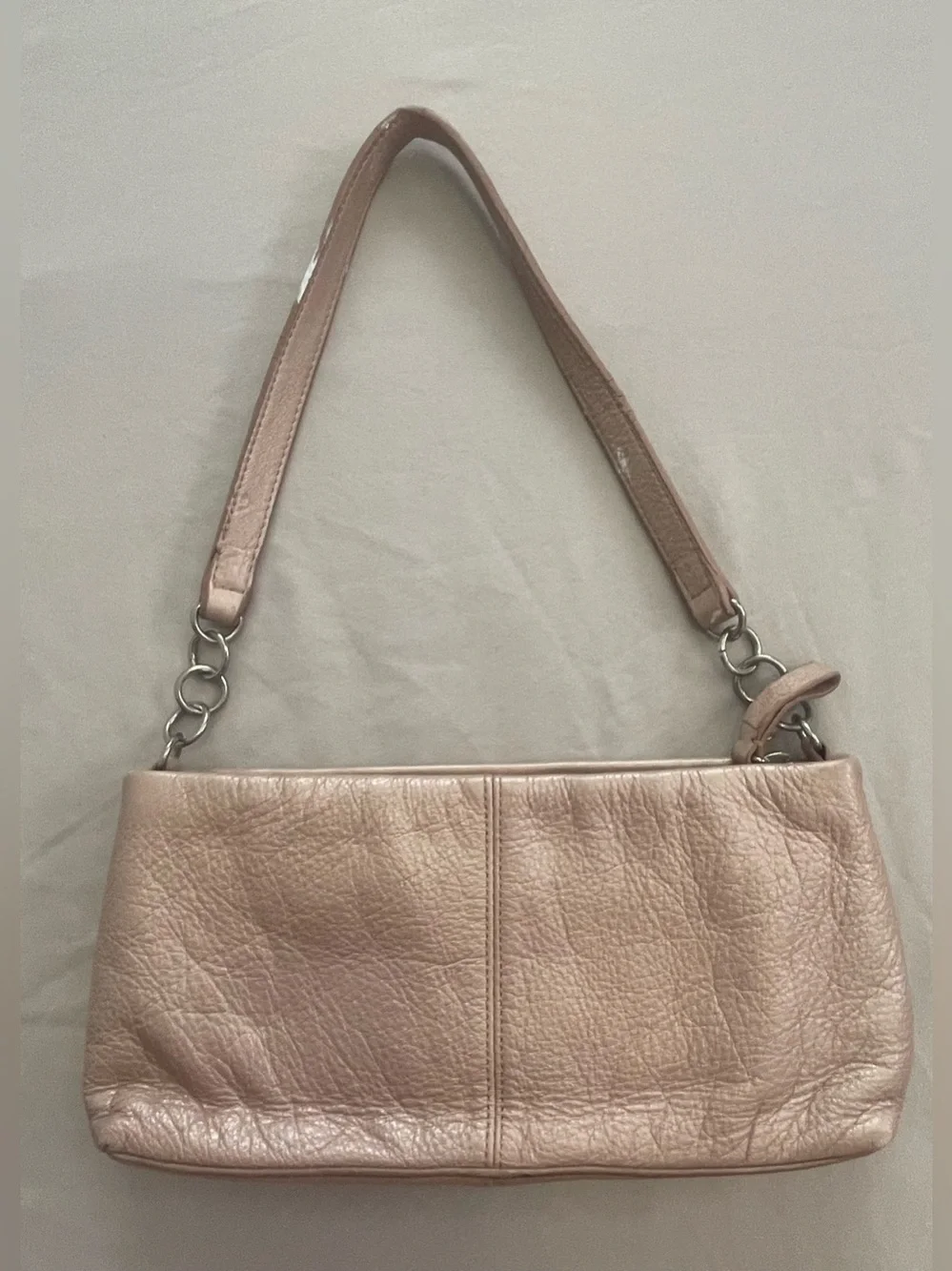The Sak blush pink leather shoulder bag with crystal accents